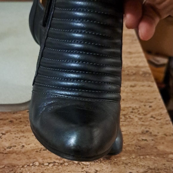 Teal Christian Louboutin  Leather Ankle Boots - Picture 14 of 15